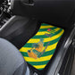 Lome Togo Sunset Car Mats - Palm Trees and Ocean Embrace Design