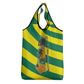 Lome Togo Sunset Grocery Bag - Palm Trees and Ocean Embrace Design