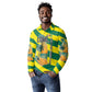 Lome Togo Sunset Long Sleeve Polo Shirt - Palm Trees and Ocean Embrace Design
