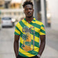 Lome Togo Sunset Polo Shirt - Palm Trees and Ocean Embrace Design