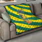 Lome Togo Sunset Quilt - Palm Trees and Ocean Embrace Design