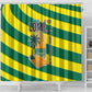 Lome Togo Sunset Shower Curtain - Palm Trees and Ocean Embrace Design