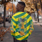 Lome Togo Sunset Sweatshirt - Palm Trees and Ocean Embrace Design