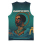 Togo Futuristic Afrocentric Woman Basketball Jersey with Flag and Stars Design - African Pride