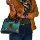 Togo Futuristic Afrocentric Woman Shoulder Handbag with Flag and Stars Design