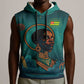 Togo Futuristic Afrocentric Woman Sleeveless Hoodie with Flag and Stars Design - African Pride