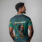 Togo Futuristic Afrocentric Woman T shirt with Flag and Stars Design