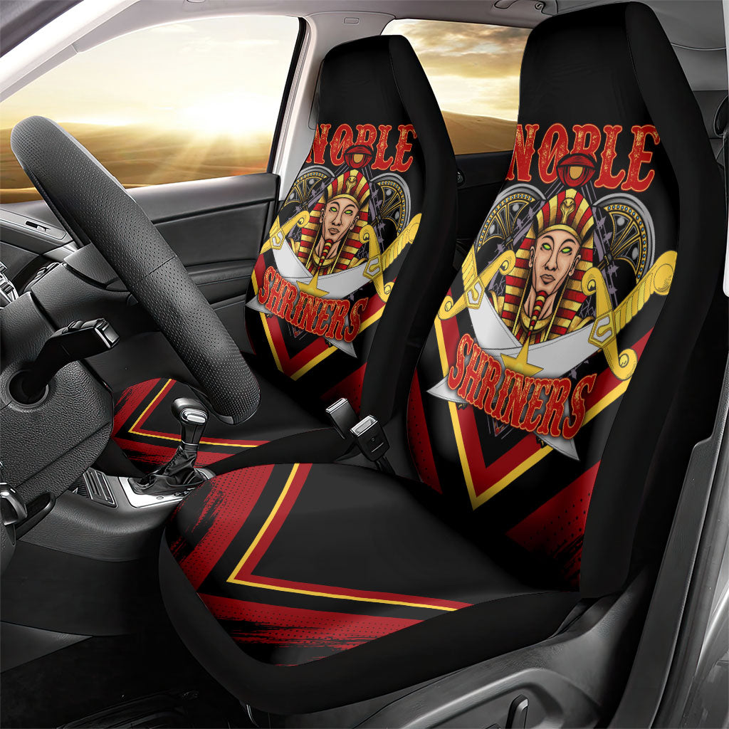 Noble Shriners Car Seat Cover Masonic Egyptian Pharaoh Scimitar Emblem