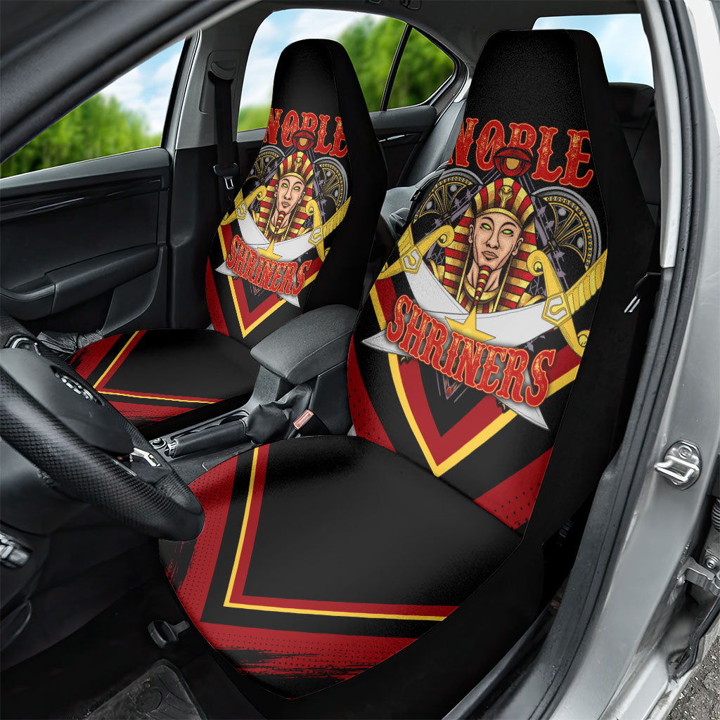 Noble Shriners Car Seat Cover Masonic Egyptian Pharaoh Scimitar Emblem