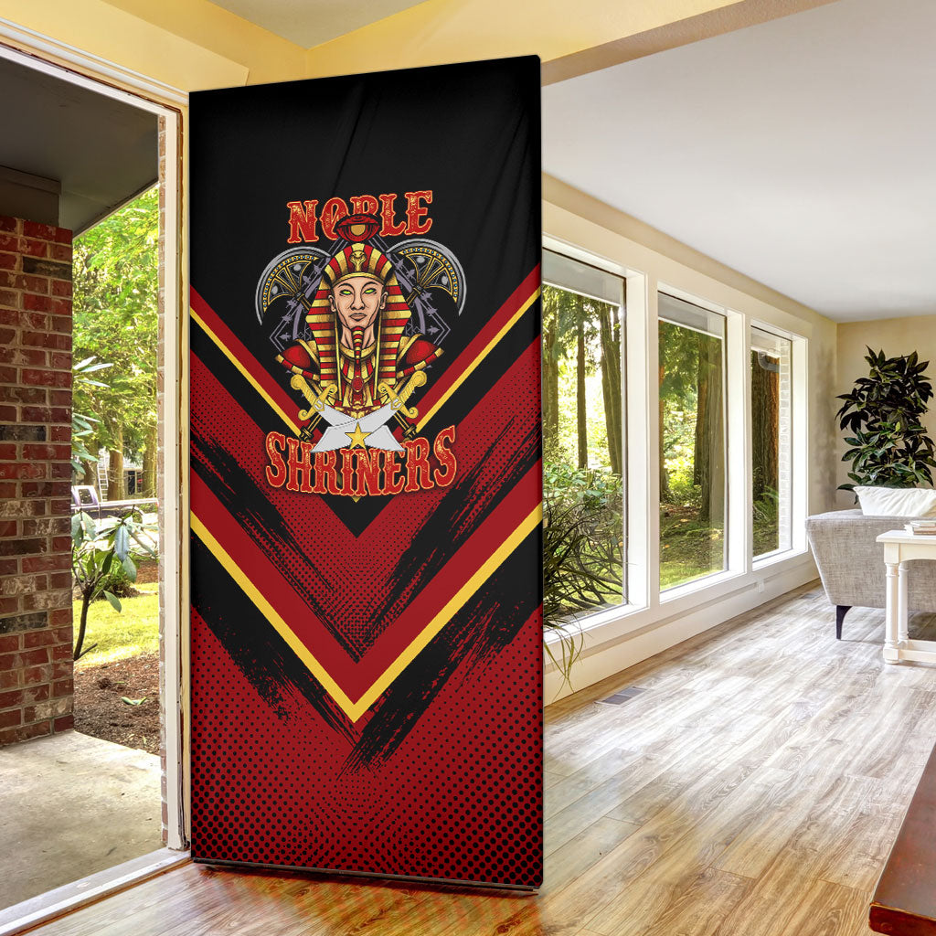Noble Shriners Door Cover Masonic Egyptian Pharaoh Scimitar Emblem