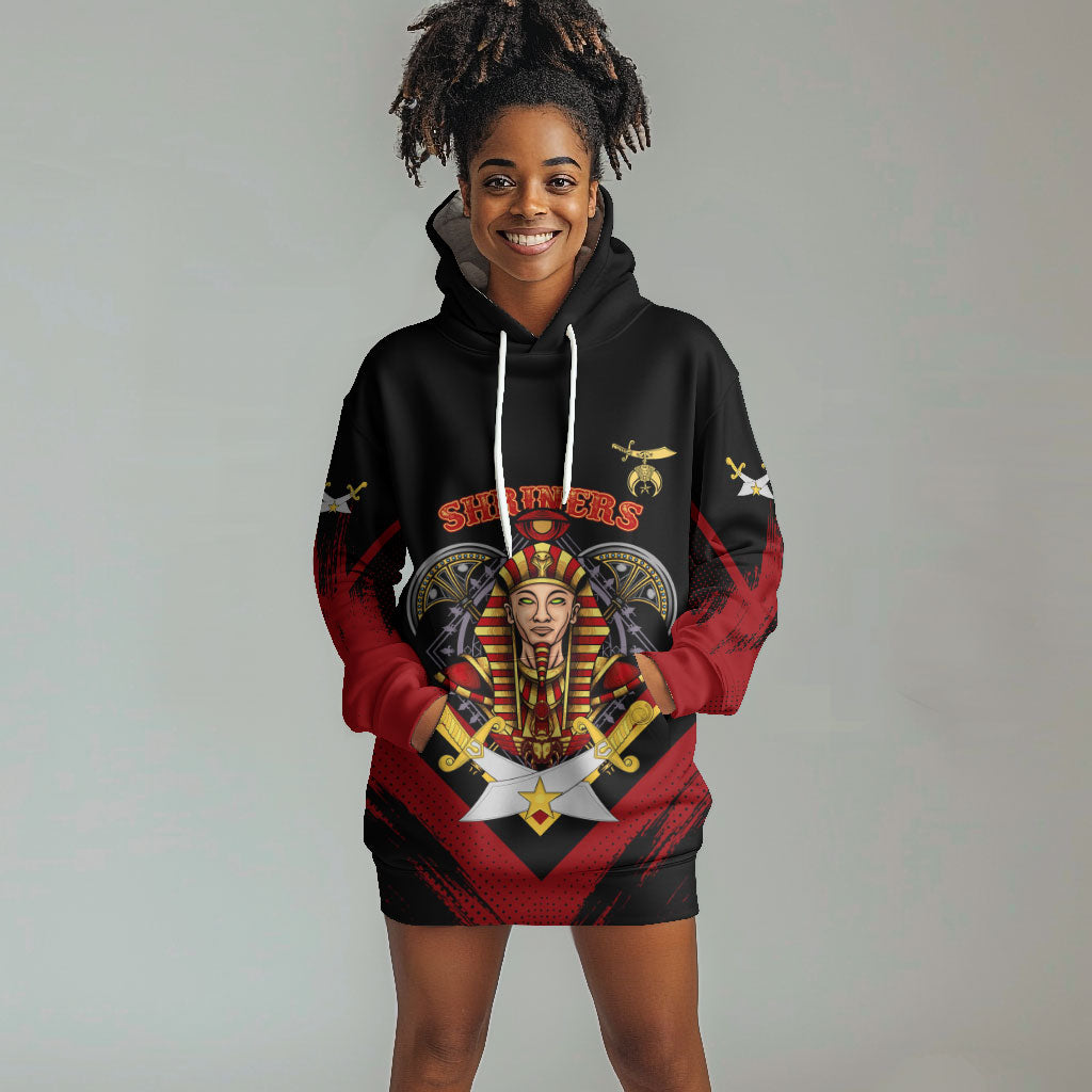 Noble Shriners Hoodie Dress Masonic Egyptian Pharaoh Scimitar Emblem
