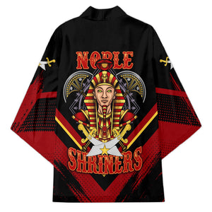 Noble Shriners Kimono Masonic Egyptian Pharaoh Scimitar Emblem