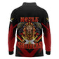 Noble Shriners Long Sleeve Polo Shirt Masonic Egyptian Pharaoh Scimitar Emblem