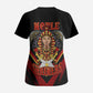 Noble Shriners Scrub Top Masonic Egyptian Pharaoh Scimitar Emblem