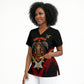 Noble Shriners Scrub Top Masonic Egyptian Pharaoh Scimitar Emblem