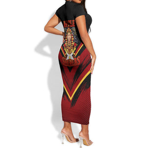 Noble Shriners Short Sleeve Bodycon Dress Masonic Egyptian Pharaoh Scimitar Emblem