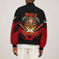 Noble Shriners Sleeve Zip Bomber Jacket Masonic Egyptian Pharaoh Scimitar Emblem