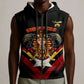 Noble Shriners Sleeveless Zip Hoodie Masonic Egyptian Pharaoh Scimitar Emblem