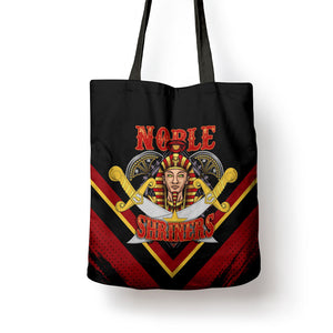 Noble Shriners Tote Bag Masonic Egyptian Pharaoh Scimitar Emblem