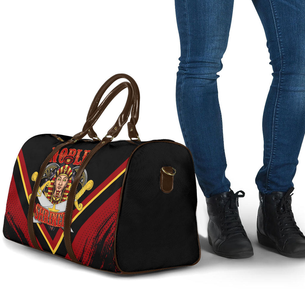 Noble Shriners Travel Bag Masonic Egyptian Pharaoh Scimitar Emblem