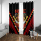 Noble Shriners Window Curtain Masonic Egyptian Pharaoh Scimitar Emblem