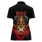 Noble Shriners Women Polo Shirt Masonic Egyptian Pharaoh Scimitar Emblem