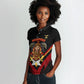 Noble Shriners Women Polo Shirt Masonic Egyptian Pharaoh Scimitar Emblem