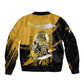Noble Shriners Sleeve Zip Bomber Jacket Egyptian Pharaoh Warrior - Scimitar Sword