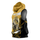 Noble Shriners Sleeveless Hoodie Egyptian Pharaoh Warrior - Scimitar Sword