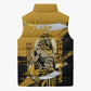 Noble Shriners Sleeveless Puffer Jacket Egyptian Pharaoh Warrior - Scimitar Sword