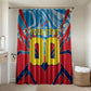 Personalized DR Congo Football Leopard Victory Bathroom Set Congolese Soccer Comic Style
