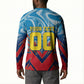 Personalized DR Congo Football Leopard Victory Button Sweatshirt Congolese Soccer Comic Style