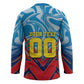 Personalized DR Congo Football Leopard Victory Hockey Jersey Congolese Soccer Comic Style
