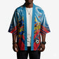 Personalized DR Congo Football Leopard Victory Kimono Congolese Soccer Comic Style