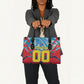 Personalized DR Congo Football Leopard Victory Leather Bag Congolese Soccer Comic Style