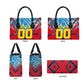 Personalized DR Congo Football Leopard Victory Leather Bag Congolese Soccer Comic Style