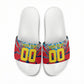 Personalized DR Congo Football Leopard Victory Slide Sandals Congolese Soccer Comic Style