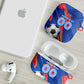 Personalized DR Congo Football Leopard GOAL AirPods Case Congolese Football Champion - Dynamic Halftone Soccer Style