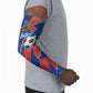 Personalized DR Congo Football Leopard GOAL Arm Sleeves Congolese Football Champion - Dynamic Halftone Soccer Style