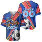 Personalized DR Congo Football Leopard GOAL Baseball Jersey Congolese Football Champion - Dynamic Halftone Soccer Style