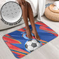 Personalized DR Congo Football Leopard GOAL Bathroom Set Congolese Football Champion - Dynamic Halftone Soccer Style
