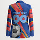 Personalized DR Congo Football Leopard GOAL Blazer Congolese Football Champion - Dynamic Halftone Soccer Style