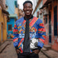 Personalized DR Congo Football Leopard GOAL Bomber Jacket Congolese Football Champion - Dynamic Halftone Soccer Style