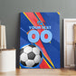 Personalized DR Congo Football Leopard GOAL Canvas Wall Art Congolese Football Champion - Dynamic Halftone Soccer Style