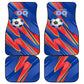 Personalized DR Congo Football Leopard GOAL Car Mats Congolese Football Champion - Dynamic Halftone Soccer Style