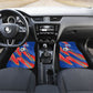 Personalized DR Congo Football Leopard GOAL Car Mats Congolese Football Champion - Dynamic Halftone Soccer Style