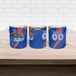 Personalized DR Congo Football Leopard GOAL Ceramic Mug Congolese Football Champion - Dynamic Halftone Soccer Style