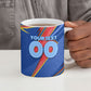 Personalized DR Congo Football Leopard GOAL Ceramic Mug Congolese Football Champion - Dynamic Halftone Soccer Style