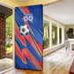 Personalized DR Congo Football Leopard GOAL Door Cover Congolese Football Champion - Dynamic Halftone Soccer Style