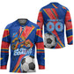Personalized DR Congo Football Leopard GOAL Hockey Jersey Congolese Football Champion - Dynamic Halftone Soccer Style